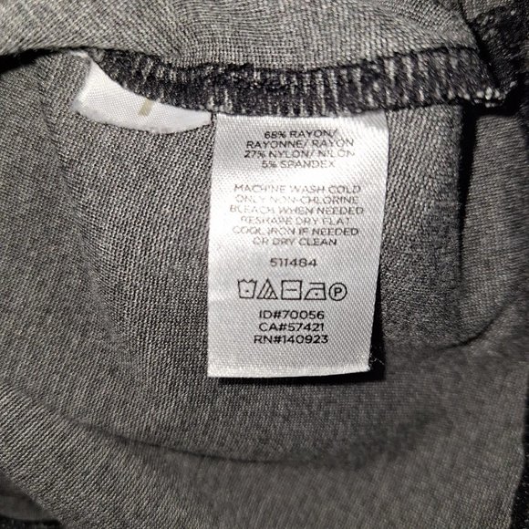 Loft by Ann Taylor Womens Ponte Knit Leggings Black Gray Animal Print Size XS - Picture 5 of 6